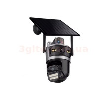 4G уличная камера с солнечной панелью iCSee 2MP+2MP TO11-4GEU-9W